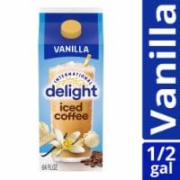International Delight® Vanilla Iced Coffee Carton Perspective: Main