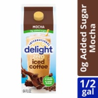 International Delight® Less Sugar Mocha Light Iced Coffee Carton Perspective: Main