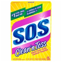S.O.S® Clean 'n Toss Small-Size Steel Wool Soap Pads