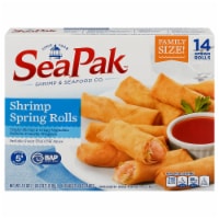 SeaPak Crunchy Shrimp Spring Rolls with Sweet Chili Sauce Perspective: Main