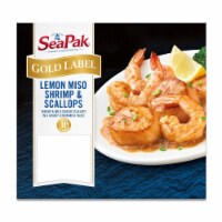 SeaPak™ Gold Label Lemon Miso Shrimp & Scallops Perspective: Main