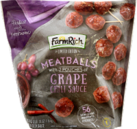 Farm Rich Meatballs with Grape Chili Sauce Perspective: Main