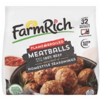 Farm Rich® Flame Broiled All Beef Frozen Meatballs Perspective: Main