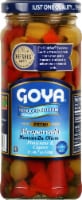 Goya Reduced Sodium Alcaparrado Pitted Manzanilla Olives Perspective: Main