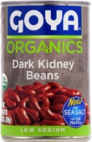 Goya Organics Low Sodium Dark Navy Beans Perspective: Main