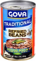 Goya Reduced Sodium Traditional Refried Pinto Beans Perspective: Main
