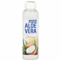 GOYA Aloe Vera Drink Coconut Flavor 16.9 fl. oz. Perspective: Main