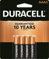 Duracell Coppertop AAA Alkaline Batteries Perspective: Main