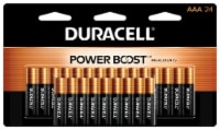 Duracell® Power Boost™ AAA Alkaline Batteries - 24 Pack Perspective: Main