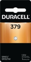 Duracell® 379 Silver Oxide Button Lithium Battery Perspective: Main