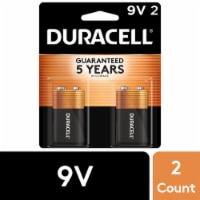 Duracell® Coppertop 9V Batteries - 2 Pack