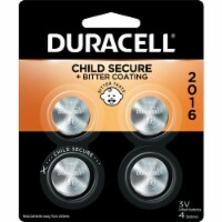 Duracell Lithium DL2016/CR2016 3 V Keyless Entry Battery 4 pk - Total Qty: 6; Each Pack Qty: