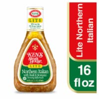Ken's Steak House Lite Northern Italian with Basil& Romano Salad Dressing & Marinade