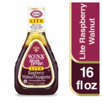 Ken's Steak House Lite Raspberry Walnut Vinaigrette Salad Dressing & Marinade