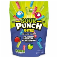 Sour Punch Share Size Assorted Flavors Candy Bites Perspective: Main