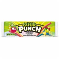 Sour Punch King Size Chewy Rainbow Candy Straws