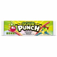 Sour Punch King Size Chewy Rainbow Candy Straws Perspective: Main