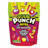 Sour Punch 9064023 9 oz Bites Assorted Color Candy - Pack of 12