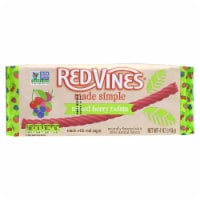 Red Vines Made Simple Non-GMO Mixed Berry Licorice Candy Twists Perspective: Main
