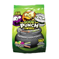 Sour Punch® Assorted Flavors Individually Wrapped Twists Perspective: Main