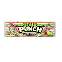 Sour Punch® Santa Straws Holiday Candy Tray Perspective: Main