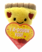 Frankford Pizza Plush with Gummy Heart Box Valentine's Candy Perspective: Main