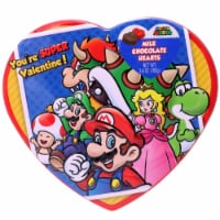Frankford Milk Chocolate Hearts Super Mario Heart Tin Perspective: Main