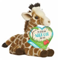 Frankford Giraffe Plush with Gummy Candy Heart Box Perspective: Main