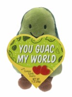 Frankford Avocado Plush with Gummy Heart Box Valentine's Candy Perspective: Main