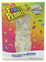 Fruity Pebbles Cereal 'N Candy White Chocolate Easter Bunny Perspective: Main