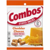 Combos Stuffed Snacks Cheddar Cheese Baked Pretzel Snacks