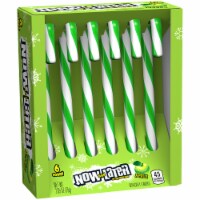 Now & Later Apple Flavored Candy Canes 6 Count Perspective: Main