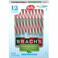 Brach's® Bob's Peppermint Candy Canes 12 Count Perspective: Main