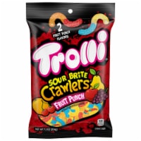 Trolli Fruit Punch Sour Bite Crawlers Gummy Worms Perspective: Main