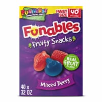 Funables™ Mixed Berry Fruit Snack Pouches