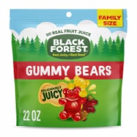Black Forest Gummy Fruit Flavor Bears Resealable Bag Perspective: Main