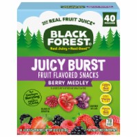 Black Forest Juicy Burst Fruit Flavored Snacks, 40 ct