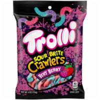 Trolli Very Berry Sour Brite Crawlers Gummi Candy Perspective: Main