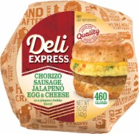Deli Express Sausage Chorizo Breakfast Sandwich Perspective: Main