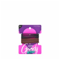 Goody® Active Slideproof Hair Elastics - Black/Brown