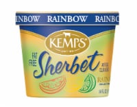 Kemps Fat Free Rainbow Sherbet Tub