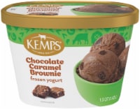 Kemps Chocolate Caramel Brownie Frozen Yogurt Perspective: Main