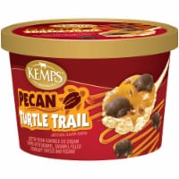 Kemps Pecan Turtle Trail Ice Cream Cups Perspective: Main