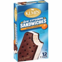 Kemps® Salted Caramel Ice Cream Sandwiches Perspective: Main