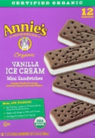 Annie's™ Organic Vanilla Ice Cream Mini Sandwiches