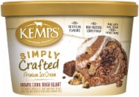 Kemps Simply Crafted Premium Brownie Cookie Dough Delight Ice Cream