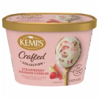 Kemps® Simply Crafted Strawberry Rhubarb Cobbler Ice Cream Tub