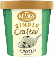 Kemps Simply Crafted Mint Chocolate Chip Ice Cream Pint
