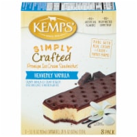 Kemps® Simply Crafted Heavenly Vanilla Ice Cream Sandwiches Perspective: Main