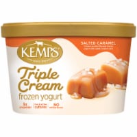 Kemps Triple Cream Salted Caramel Frozen Yogurt Perspective: Main